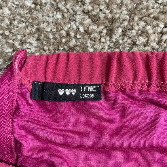 Strapless TFNC Pink Dress Size M - Picture 2 of 4